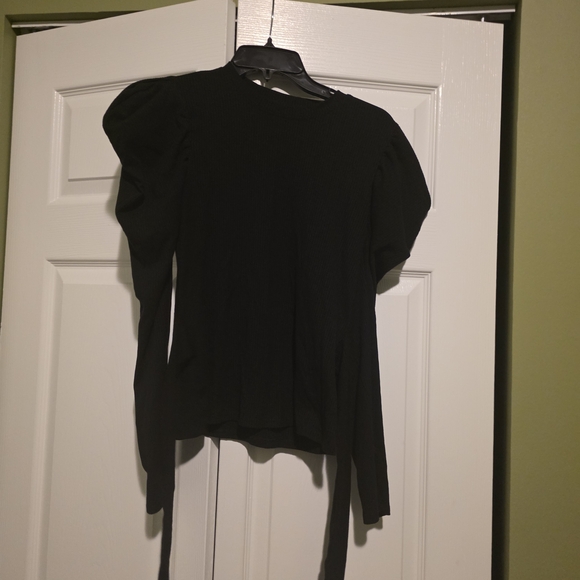 Truth Black Puff Sleeve Blouse - Picture 2 of 8
